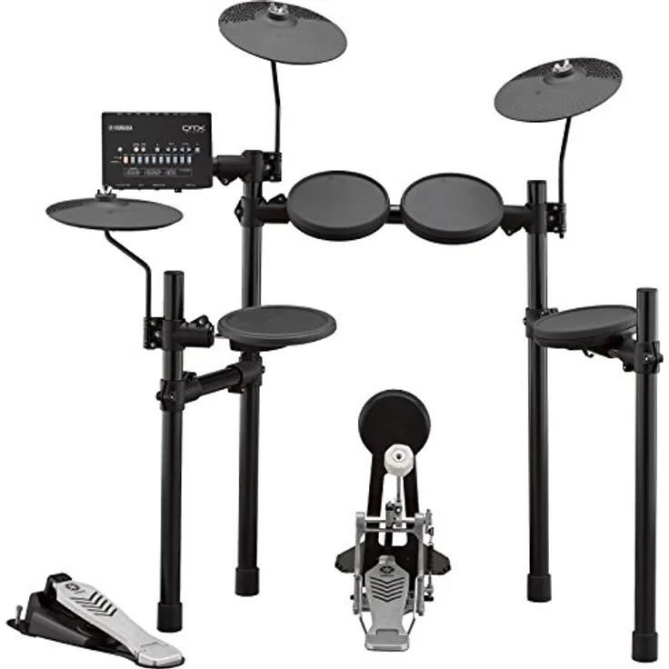 Yamaha DTX452K E-Drum Set, DTX402 Modul mit 287 Sounds, 10 Benutzerkits, inklusive 7,5" Snare, Tom Pad und 10" Beckenpad