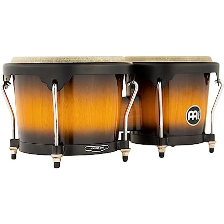 Meinl HB100VSB Bongo Set, 6 3/4" x 8" Holz Gummibaum, Vintage Sunburst (VSB) – Bild 7