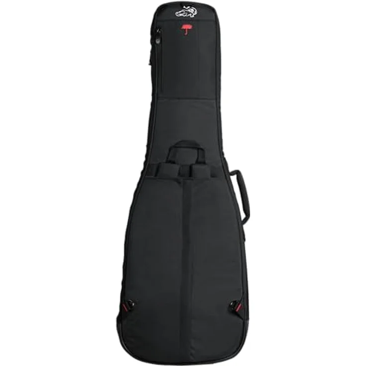 Gator G-PG E-Guitar Bag, ProGo Ultimate Gigbag mit Micro-Fleece Innenpolsterung und abnehmbarem Rucksacktrageriemen, schwarz – Bild 9
