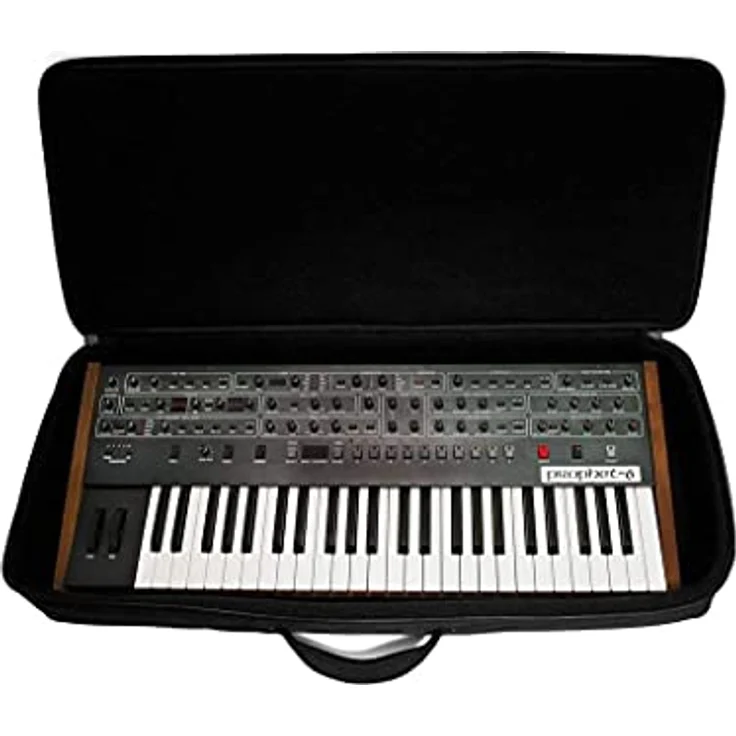 Analog Cases Sustain Case 49, Universelles Keyboardcase mit EVA-Schaumstoffpolsterung und Rucksackriemen für 49 Tasten Synthesizer – Bild 8