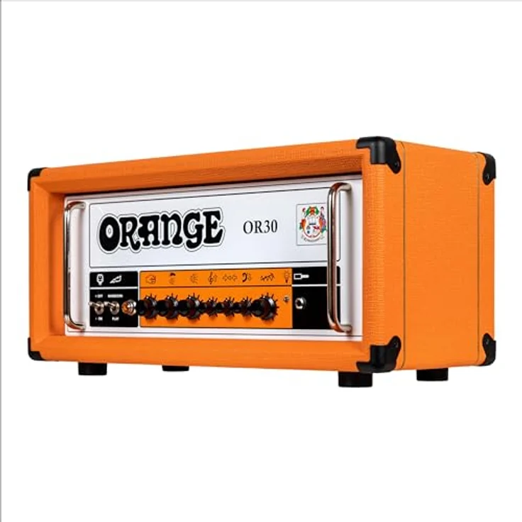 Orange OR 30, 30 Watt Class-A Vollröhre E-Gitarren-Topteil mit fußschalbarem Volume-Boost und FX-Loop, orange – Bild 2