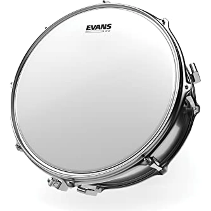Evans 13" G12 White Coated, Tom Tom Fell mit 0,3 mm Dicke, weiß aufgerauht, für warmen Sound und hohe Dynamik – Bild 4