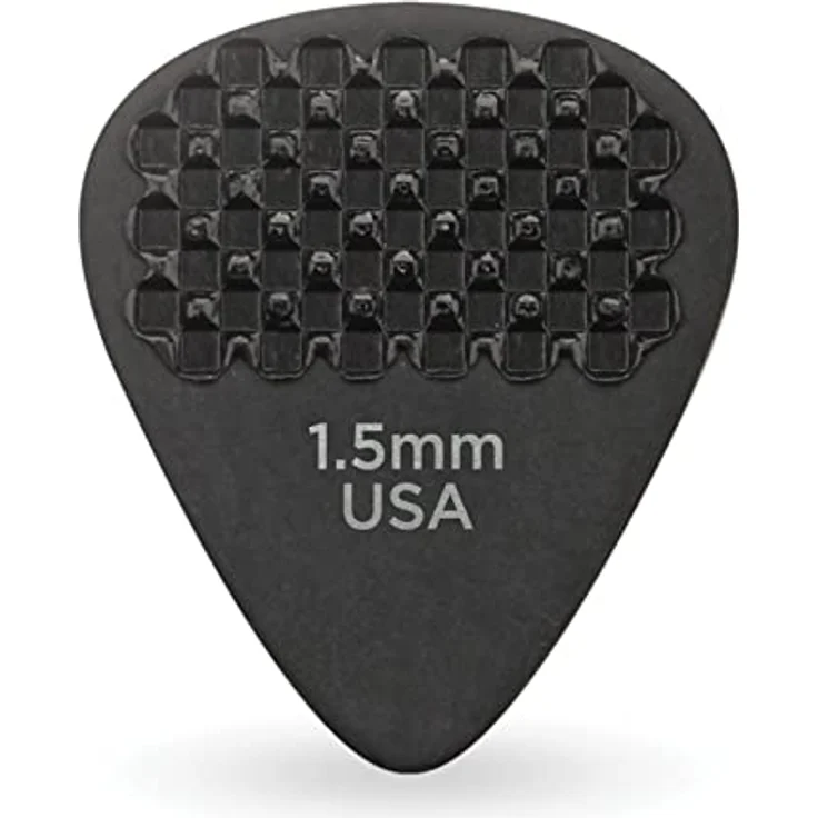 D'Addario Planet Waves Duragrip Plektren 1,50mm, 25 Stück, Standardform mit geprägter Grifffläche aus Duralin – Bild 2