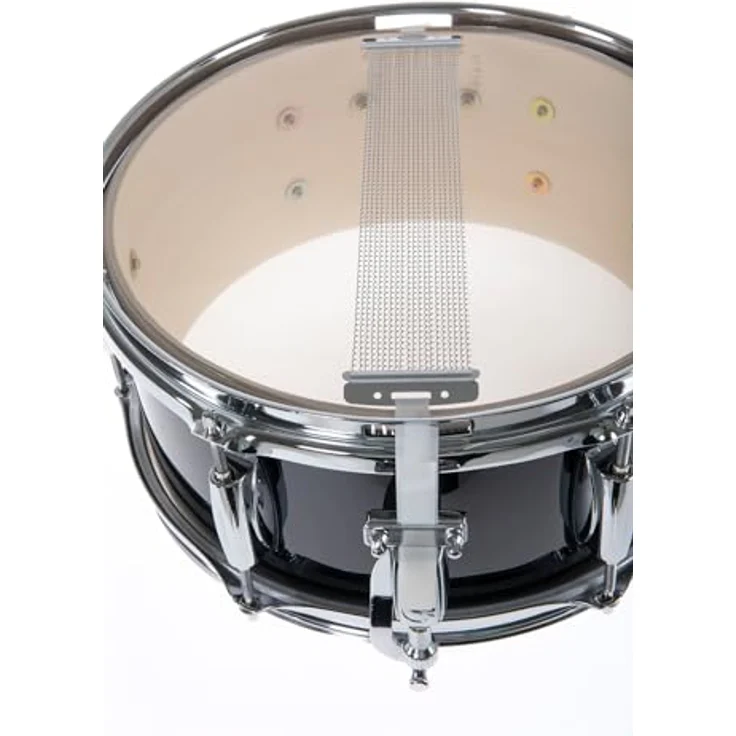 Gretsch Drums 12"x5,5" Mighty Mini Snare, Pappelkessel, chrom Hardware, 1,6 mm Spannreifen, schwarz – Bild 7