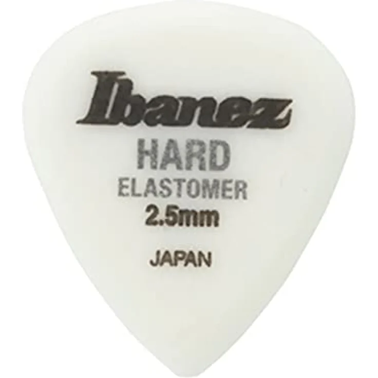 Ibanez Elastomer Picks BELJ1HD25, Teardrop Plektren aus Elastomer, Stärke 2,5mm, 3 Stück Set, made in Japan – Bild 2