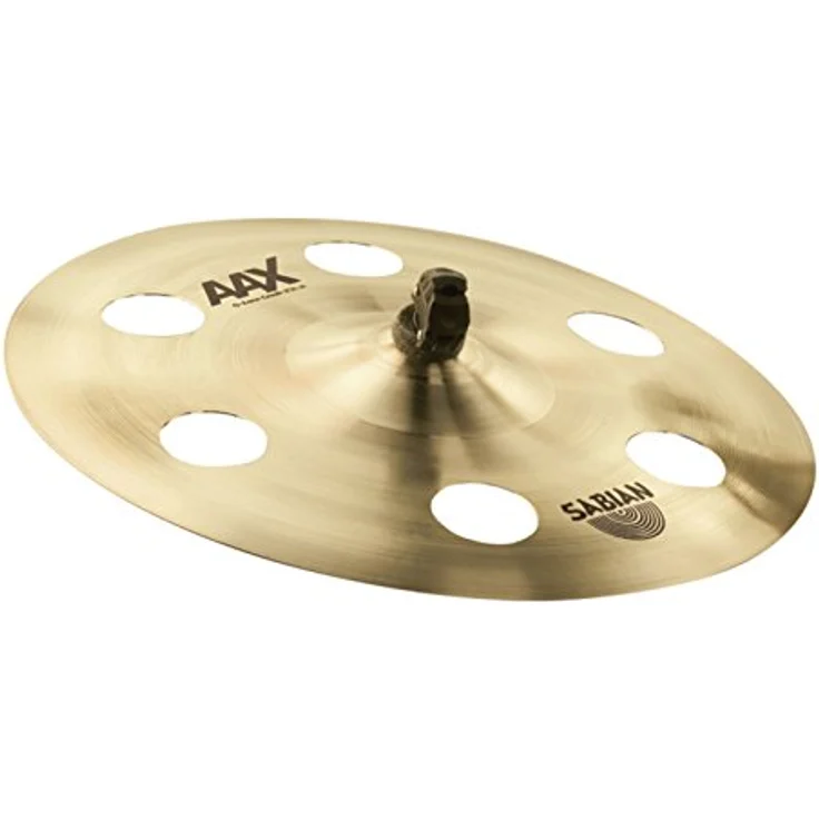 Sabian AAX O-Zone Crash 16", Schlagzeugbecken mit Multi-Loch-Design, modernem Bright Sound und durchdringender Definition – Bild 3