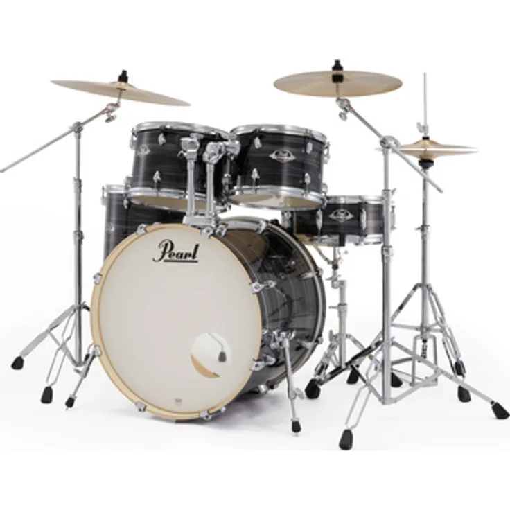 Pearl Export 22" Rock Set, Schlagzeug in Graphite Silver Twist mit HWP834 Hardware und Sabian PX Beckenset