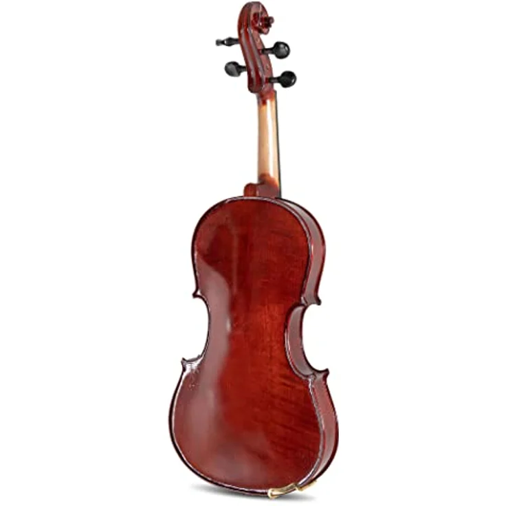 Gewa Pure Violaset EW 42,0cm, mit massiver Fichtendecke und Ahornboden, Ebenholz-Griffbrett, dunkelrotbraunem Lack, inkl. Leicht-Etui und Massaranduba-Bogen – Bild 4