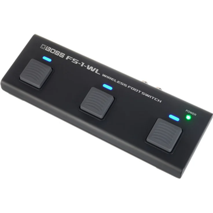 Boss FS-1-WL, Wireless 3-way Footswitch mit MIDI- und Smart Device Steuerung, Bluetooth, schwarz