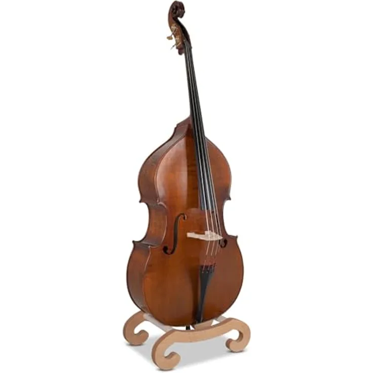 Gewa Premium Line Solid Top DB 1/4, Halbmassiver Kontrabass mit massiver Fichtendecke, dunkelbraun handlackiert