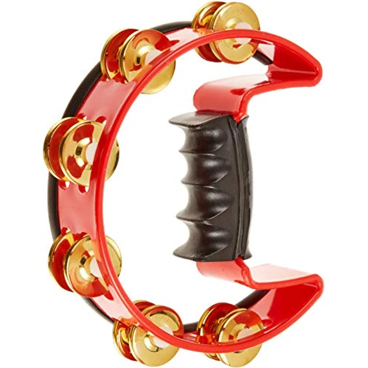 Pearl PTM50BHR Ultra Grip Tambourine mit Messingschellen und "Jingle-Control"-System, inkl. Quick-Mount Halterung – Bild 1