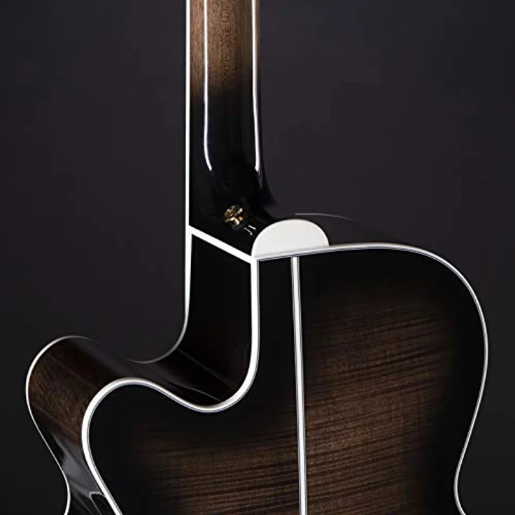 Takamine EF450C-TT TBB, Westerngitarre mit massiver Fichtendecke, geflammtem Ahorn, Transparent Blackburst, inkl. Softcase – Bild 8