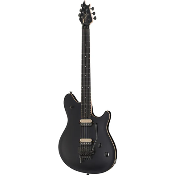 Evh Wolfgang Special Stealth, E-Gitarre mit Linde Korpus, Ahorn Hals, Ebenholz Griffbrett, 2x EVH Wolfgang Humbucker, Stealth Black