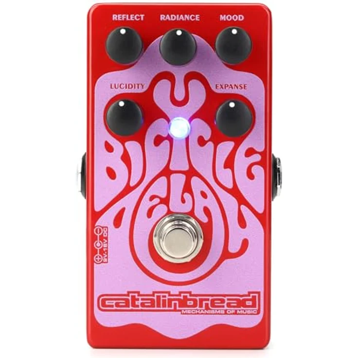 JHS Pedals Pulp'n Peel V4, Gitarren-Effektpedal mit Vintage-Style Kompressor, Volume, Comp, EQ & Blend Reglern, USA – Bild 1