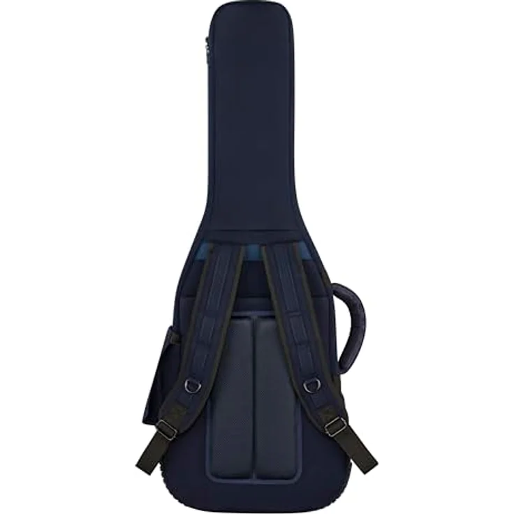 Fender Troubadour Electric Guitar Gigbag, gewachstes Polyestersegeltuch mit 25mm Polsterung, Navy color – Bild 2