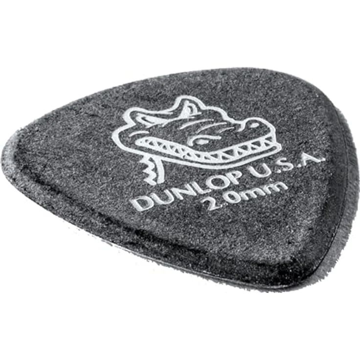 Jim Dunlop Gator Grip Plektrum, 2,00mm, 12 Stück, Original Dunlop Qualität – Bild 5
