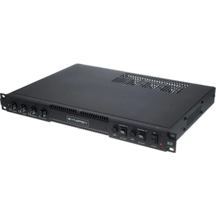 Synergy SYN-5050, Stereo-Röhren-Endstufe für E-Gitarre, 2 x 50 Watt, 100 Watt mono, Rack-Format, made in USA