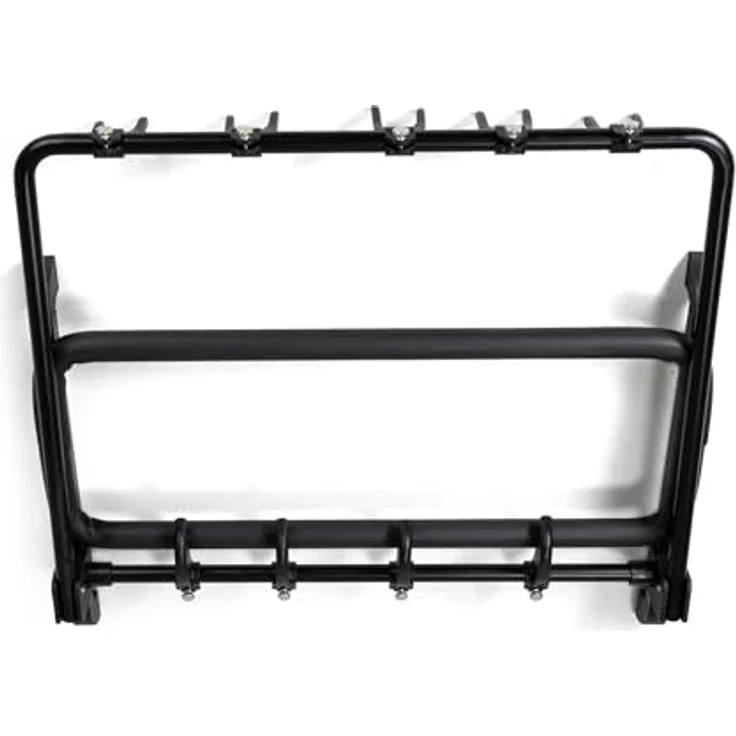 Gewa GS-105B, Gitarrenmultiständer für bis zu fünf Instrumente, klappbar und verstellbare Hals- und Zargenhalterung, max. 30 kg Belastbarkeit – Bild 4