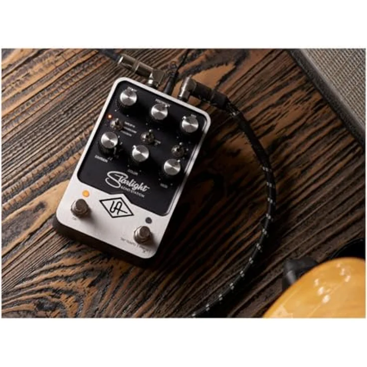 Universal Audio UAFX Starlight Echo Station, Stereo Delay Effekt Pedal mit Tape, Analog und Digital Effekten, Preset abspeicherbar, externe Stromversorgung erforderlich – Bild 5