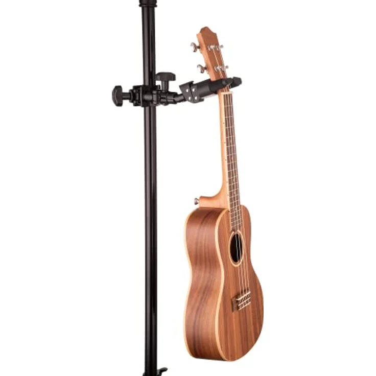 Hercules Stands HCUSP-20CB, Ukulelenhalter mit AGS Auto Grip System, schwarz, für Halsbreiten bis 42 mm – Bild 3
