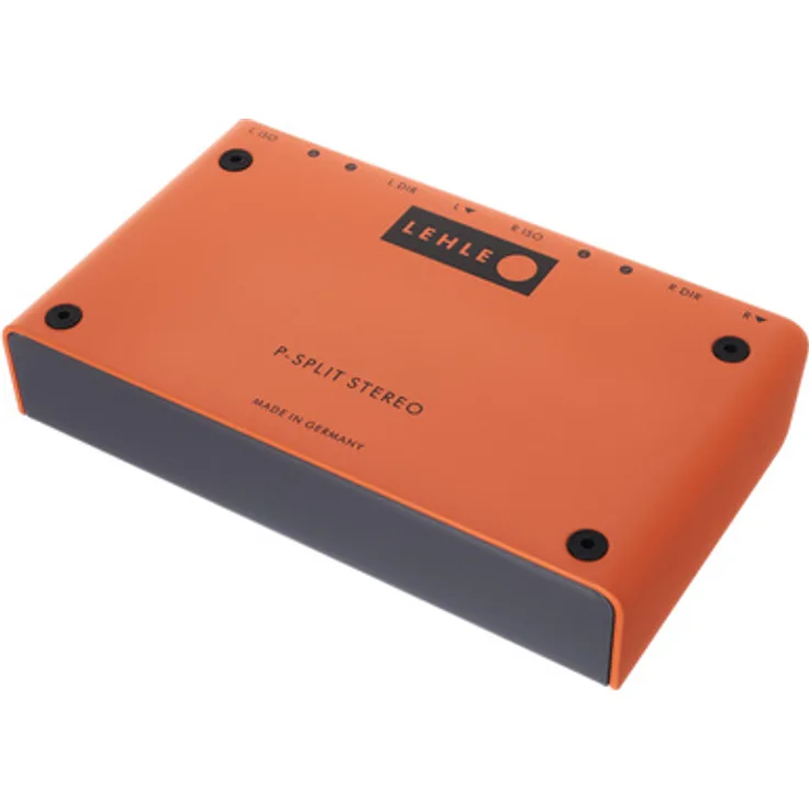 Lehle P-Split Stereo, Gitarren-Effektgerät mit hochohmigen Transformatoren, passiv und symmetrisch/unsymmetrisch nutzbar, zur Brummgeräuschbeseitigung