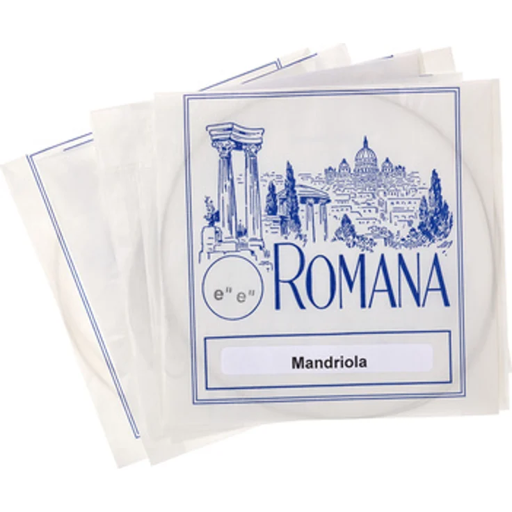 Romana Mandriola Strings, 12-saitige Gitarrensaiten aus versilbertem Silberstahl, loop-end, mit verschiedenen Saitendurchmessern – Bild 1