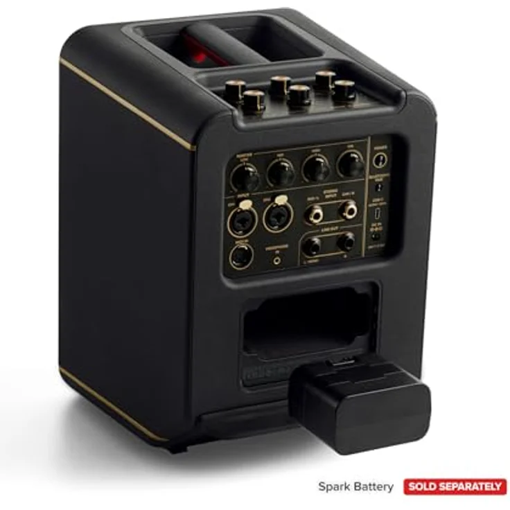 Positive Grid Spark EDGE, tragbares Smart Gitarrenamp- und PA-System mit 4 Kanälen, 65 Watt Leistung, Looper und KI-Features – Bild 3