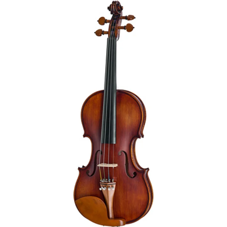 Roth & Junius Europe Orchestra Violine Stradivari Modell, 4/4, vollmassiv mit Buchsbaum Ausstattung, dunkel-braune Antik-Lackierung