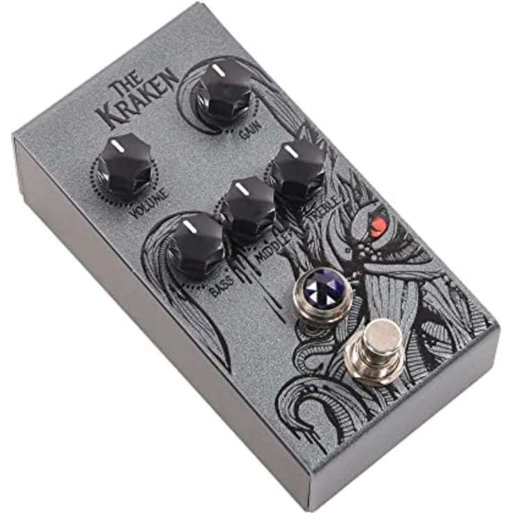 Victory Amplifiers V1 Kraken, Overdrive-Pedal für E-Gitarre mit Volume, Gain, Bass, Middle, Treble Reglern, 472g – Bild 2