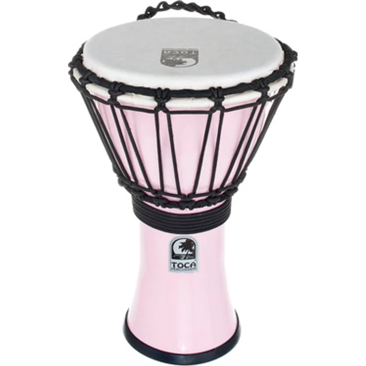 Toca 7" Color Sound Djembe TFCDJ-7PK, Pastell Pink, Kunststoffkessel und -fell, ideal für Schulen und Gruppen – Bild 1