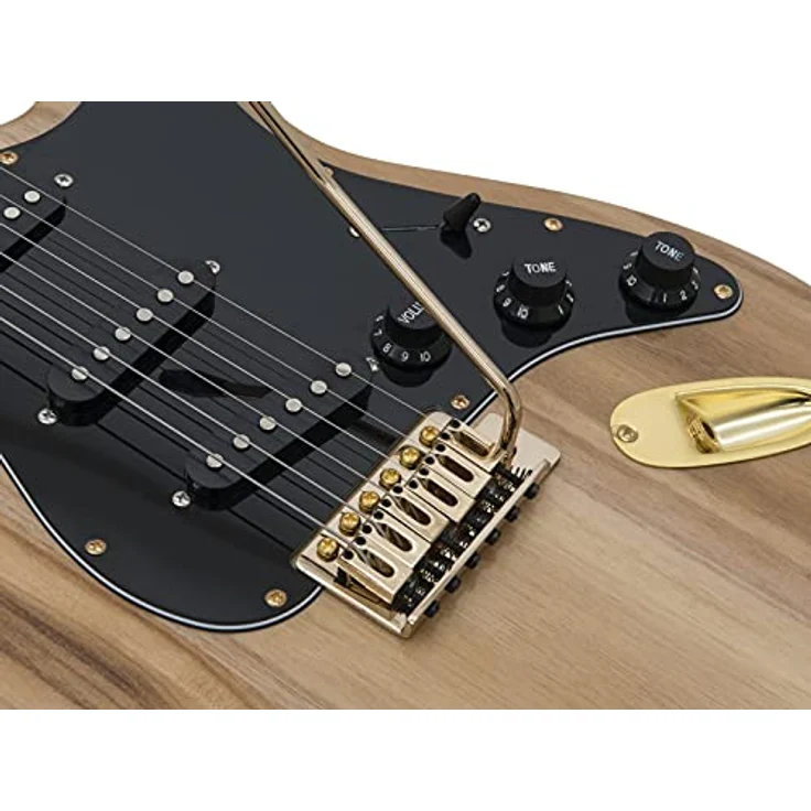 DIMAVERY ST-303 E-Gitarre, natur, hochwertiges Markenprodukt von Steinigke Showtechnic – Bild 5