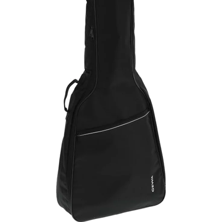 Gewa Acoustic Guitar Gigbag Basic 5, Westerngitarrentasche für Dreadnought-Style, Nylon mit 5 mm Schaumstoffpolsterung, schwarz – Bild 4