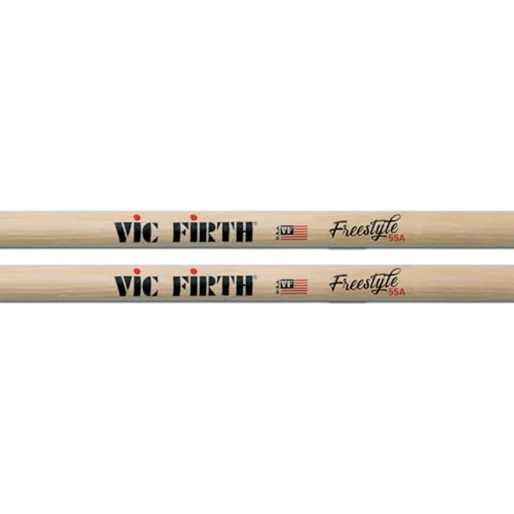Vic Firth 55A American Concept Freestyle, Hickory Drumsticks mit vergrößertem Sweet Spot, 43,2 cm Länge, 14,8 mm Durchmesser – Bild 4
