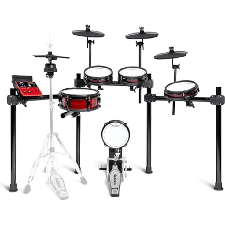 Alesis Nitro Ultimate Drum Kit, E-Drum Set mit 10" 2-Zonen Mesh Snare, Bluetooth Audio Streaming und 640+ Sounds – Bild 12