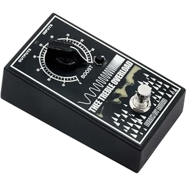 Death by Audio Thee Treble Overload Booster, Effektpedal mit 60dB Treble Boost, gepuffertem Bypass, Metallgehäuse, hergestellt in U.S.A. – Bild 3