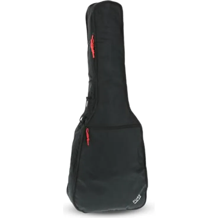 GEWA PURE GEWA Gitarren Gig-Bag Serie 103, für Konzertgitarre 4/4, Cordura 600 Denier, reißfest, 3 mm Schaumstoffpolsterung, verstellbare Rucksackgurte, Notentasche