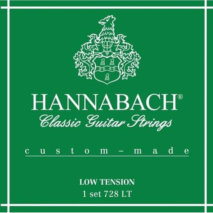 Hannabach Klassikgitarrensaiten Serie 728LT, Low Tension Custom Made, Premium Qualität, nickel- und cadmiumfrei – Bild 1
