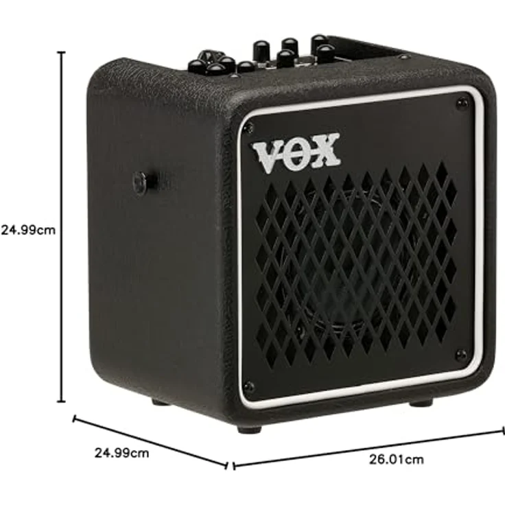 Vox Mini Go 3, Modelling Combo Verstärker für E-Gitarre mit 11 Verstärkermodellen, 8 Effekten und integrierter Rhythmussektion, 3 Watt, schwarz – Bild 12