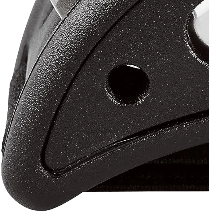 Meinl CFJS2S-BK Foot Tambourine, ergonomisches Design, aus Kunststoff mit Edelstahl-Jingles, schwarz – Bild 5