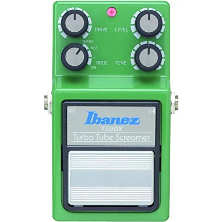 Ibanez TS9DX Turbo Tube Screamer, Overdrive-Pedal für Gitarren mit variabler Effekttiefe