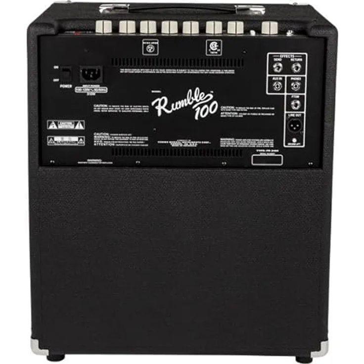 Fender Rumble 100, Bass Combo 100 Watt mit 12" Lautsprecher, schwarz – Bild 4