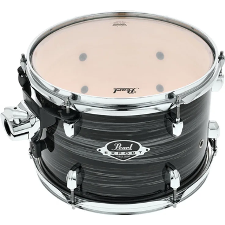 Pearl 12"x08" Export TT, Tom Tom in Graphite Silver Twist, 6-lagige Pappelkessel mit Chrom Kesselhardware