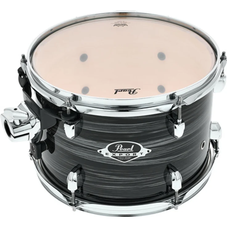Pearl 12"x08" Export TT, Tom Tom in Graphite Silver Twist, 6-lagige Pappelkessel mit Chrom Kesselhardware