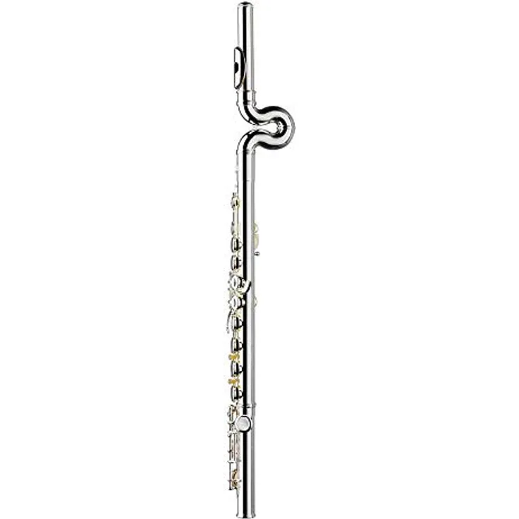 Jupiter JFL700WE C-Loop Querflöte, versilbertes Kopfstück und Korpus, E-Mechanik, C-Fuß, geschlossene Klappen, inkl. Etui und Zubehör