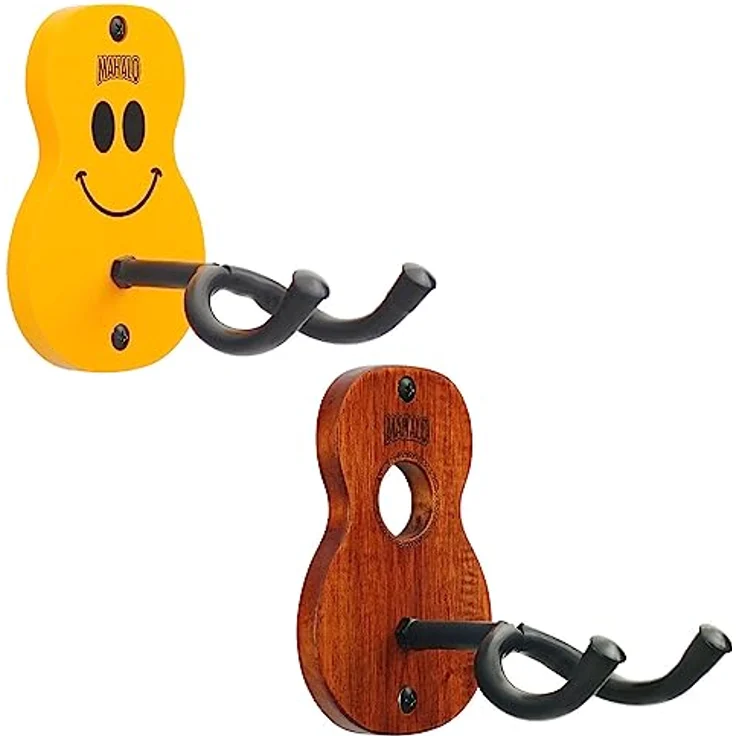 Mahalo Ukulele Wall Hanger Trad, Wandhalterung für Ukulele in Holzplatte, Größe ca. 10x8 cm, inkl. Schrauben – Bild 4