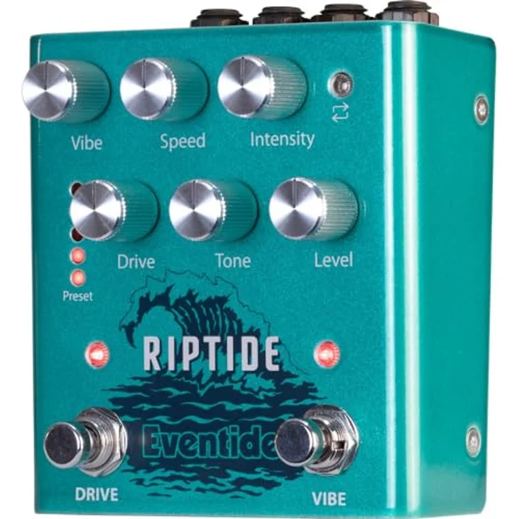 Eventide Riptide Dual-Voice Drive/Uni-Vibe, Overdrive-Pedal für E-Gitarre mit Stereo-Overdrive und Uni-Vibe, schwarz – Bild 2