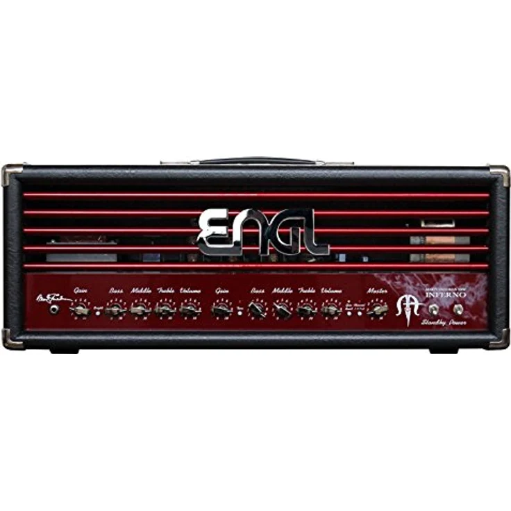 Engl E766 Marty Friedman "INFERNO" Signature 100 Head, Röhrentopteil für E-Gitarre mit 100 Watt und 4 x EL34 Röhren, 2 Kanäle, FX Loop und 3-Band EQ – Bild 1