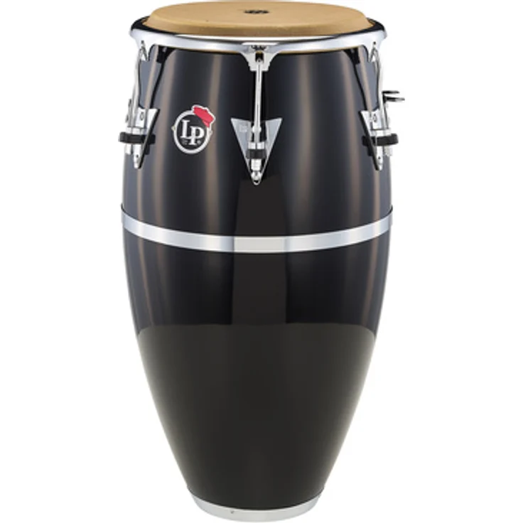 LP 552X-1BK Tumba, 12 1/2" Fiberglas Percussion mit Chrome Hardware, schwarz – Bild 1