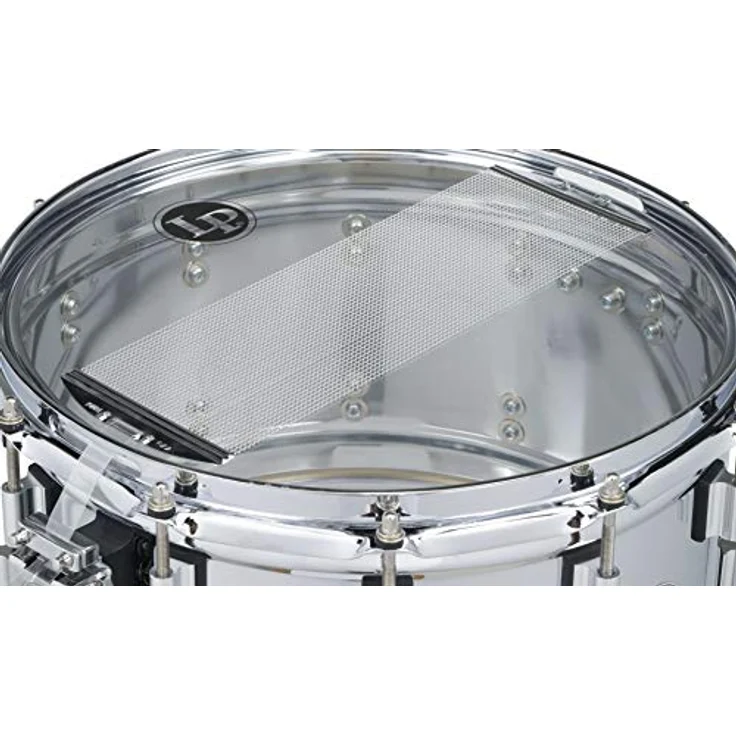 LP 14"x 8,5" Banda Snare Drum, geriffelter Stahlkessel mit 42-spiraligem Snare Teppich, Drop-Style Snare Abhebung – Bild 5