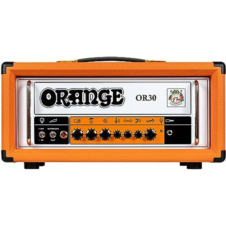 Orange OR 30, 30 Watt Class-A Vollröhre E-Gitarren-Topteil mit fußschalbarem Volume-Boost und FX-Loop, orange – Bild 6